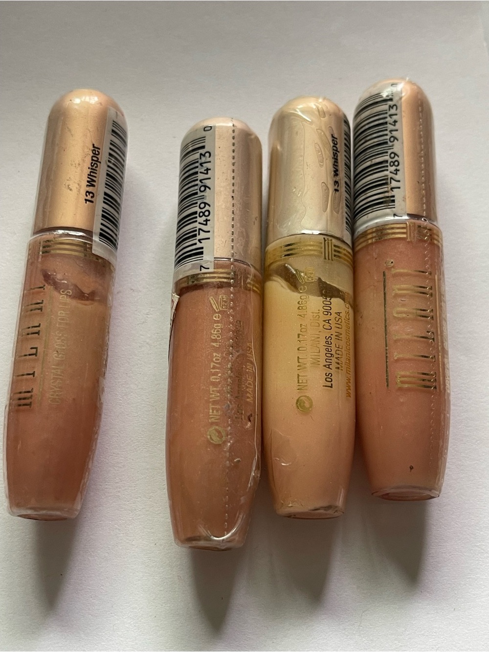 4 Milani Crystal Lip Gloss  13 Whisper sealed